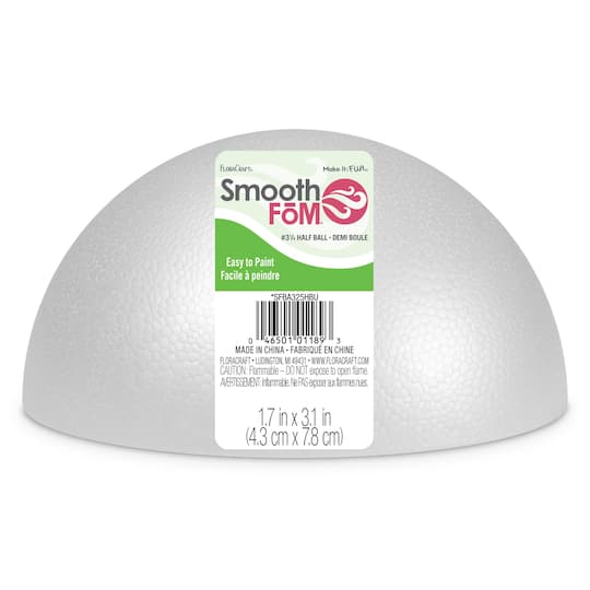FloraCraft® SmoothFōM® Half Ball White